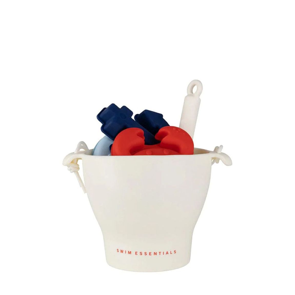 Pure Tones Ocean Beach Set Silicone beach set with bucket, shovel and 3 shapes main product photo