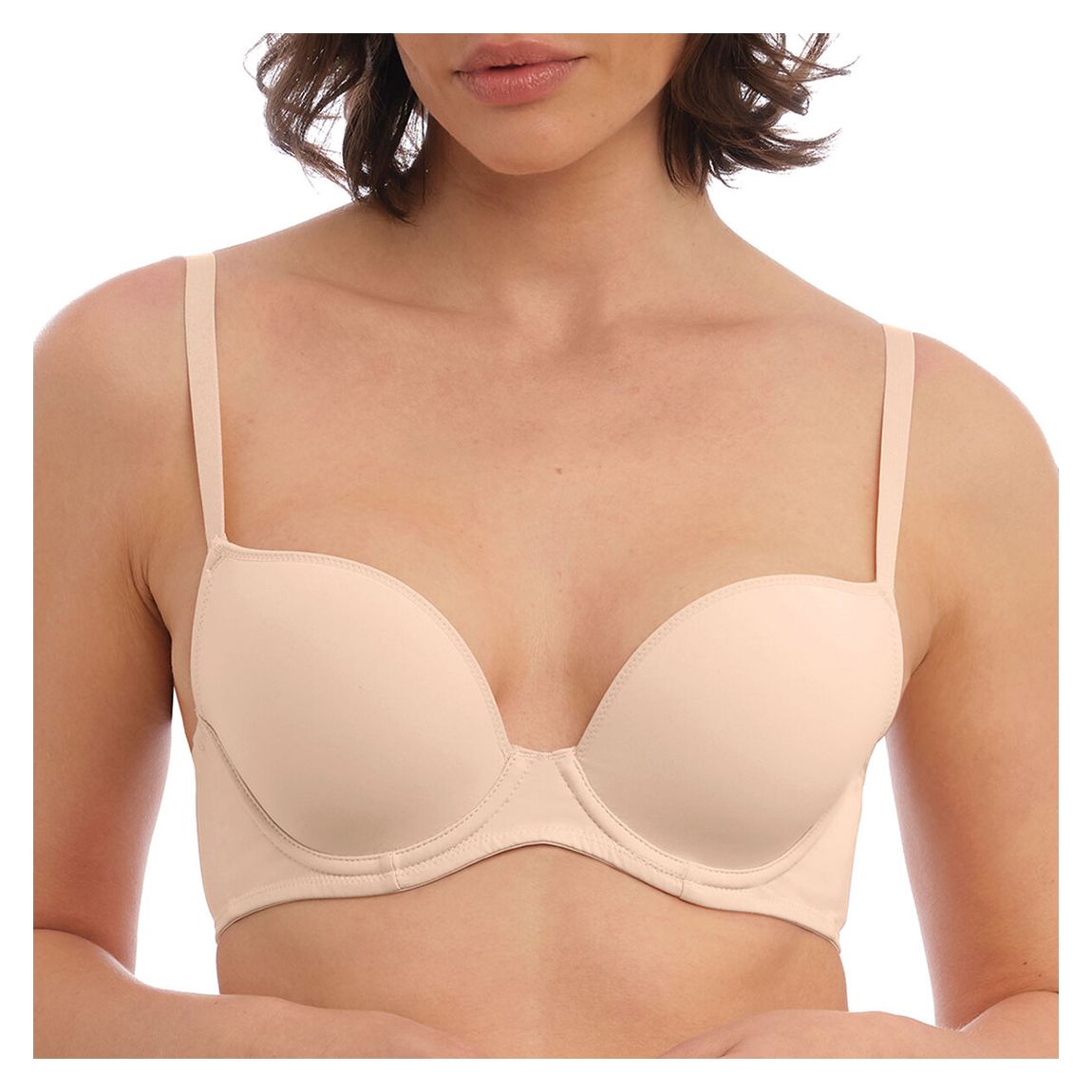 Beige Accord Underwire Plunge Bra main product photo
