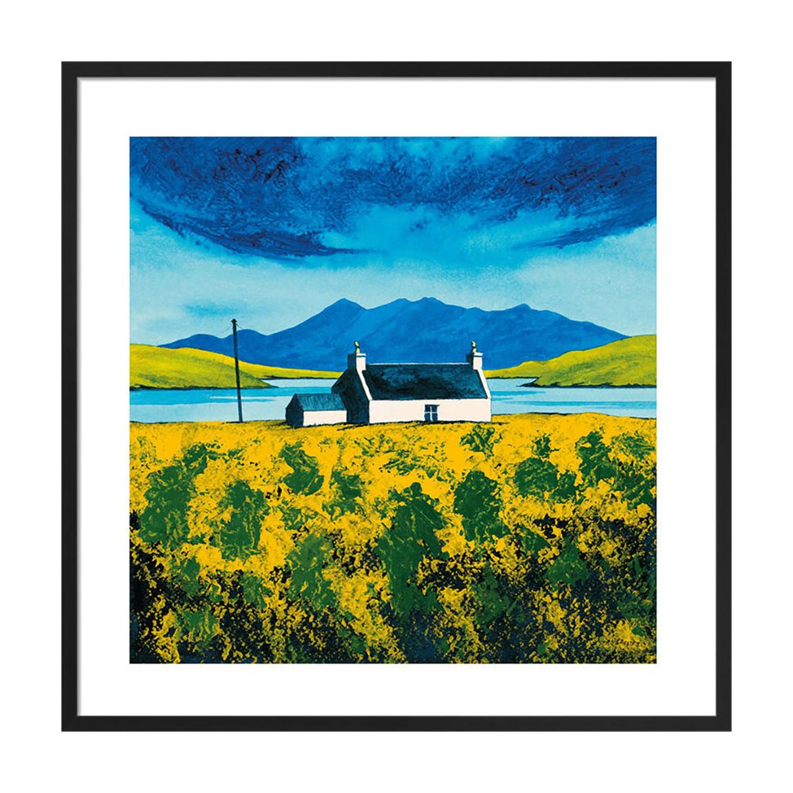 Loch Erisort - Spring 60x60cm Framed Print main product photo
