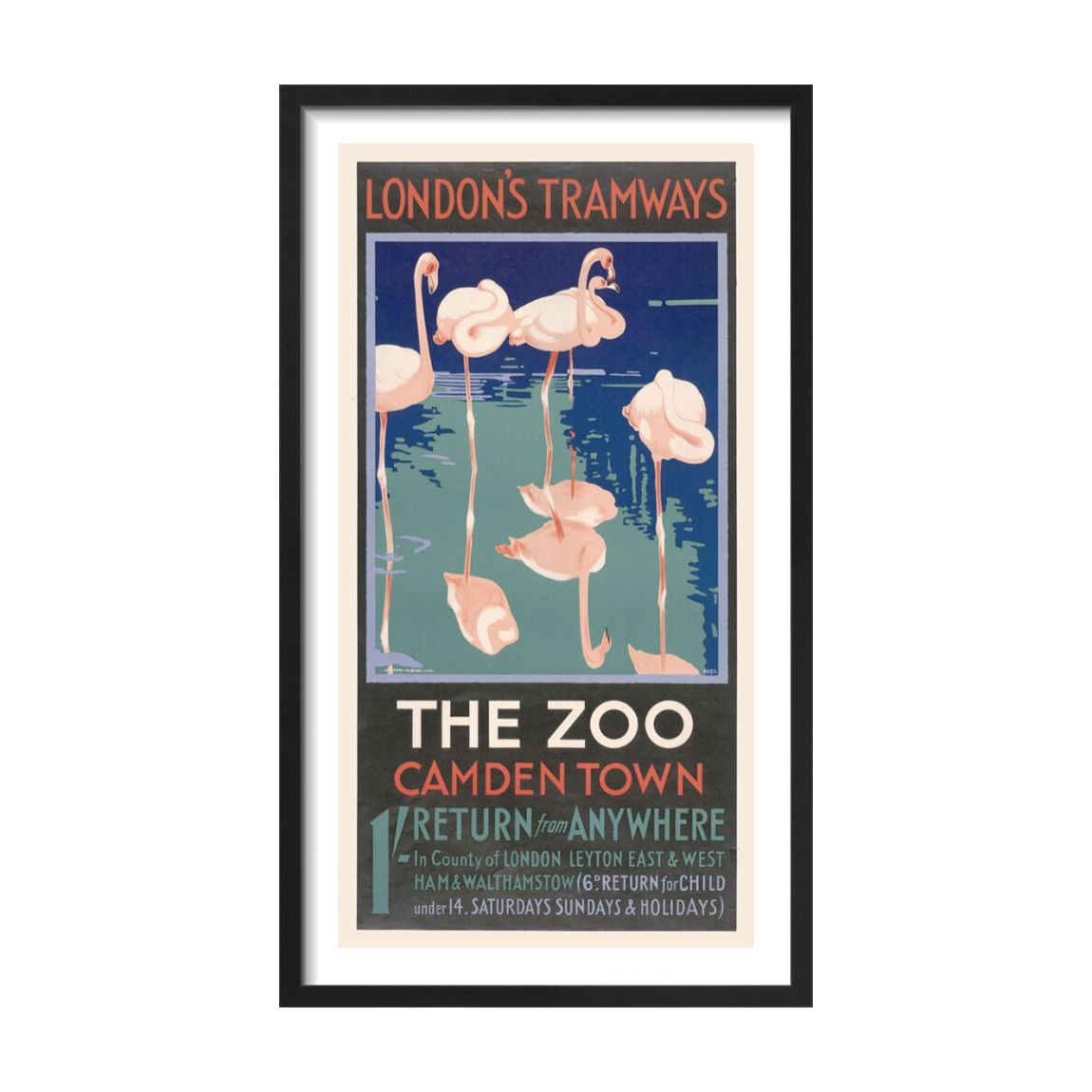 The Zoo Camden Town 60x36cm Framed Print main product photo