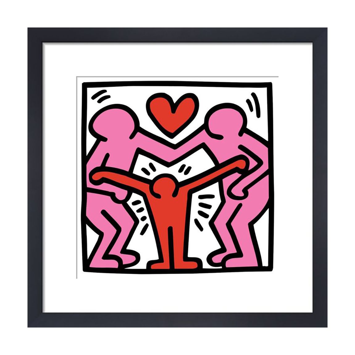 Untitled (family) 30x30cm Framed Print main product photo