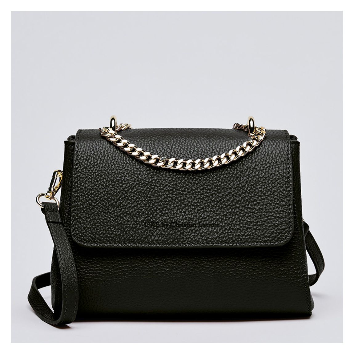 Black Italian Calfskin Cremieux Shoulder Bag main product photo