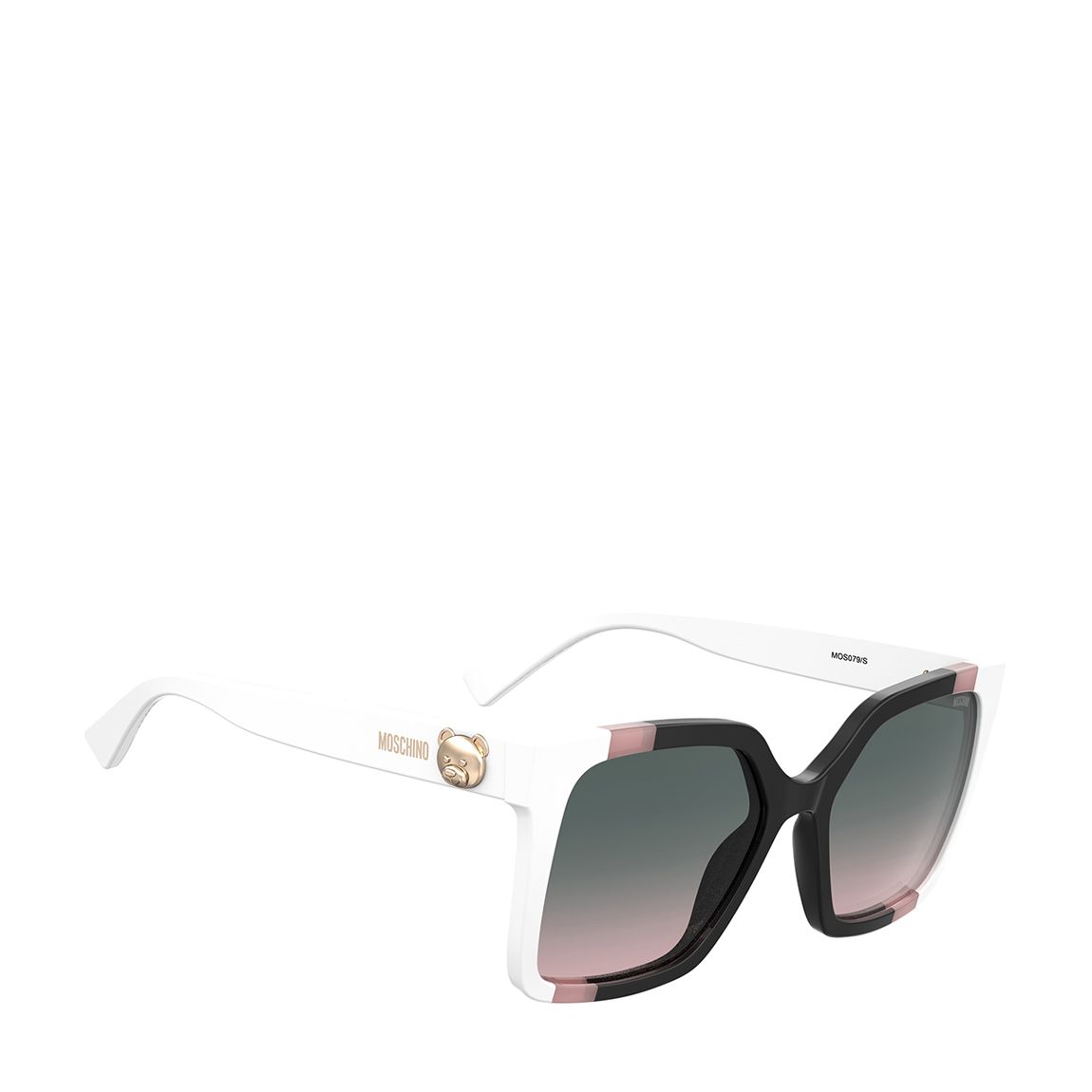 Women's White Moschino Sunglasses 55 mm main product photo