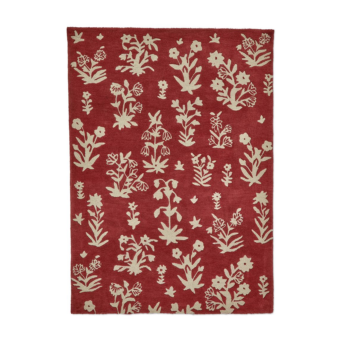 Woodland Glade 146800 200x280cm Rug, Damson Red main product photo