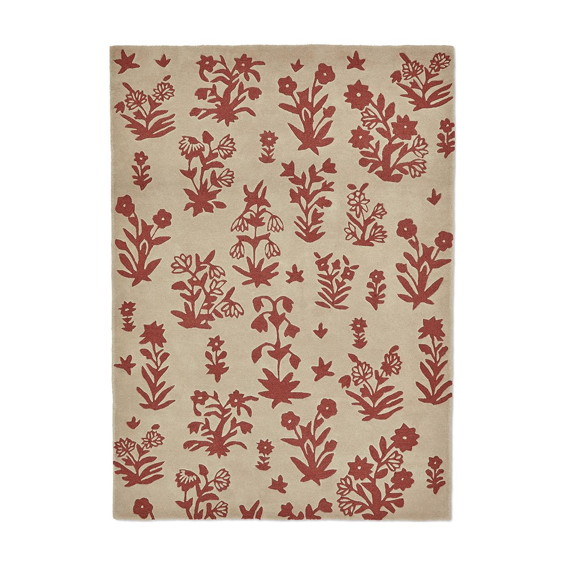 Woodland Glade 146801 200x280cm Rug, Linen/Russet Brown main product photo