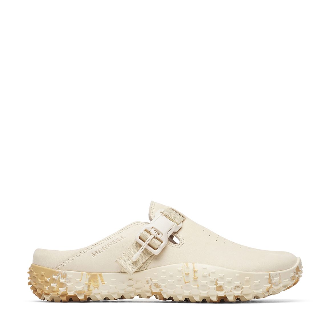 Women's Cream Wrap Flat Mule main product photo