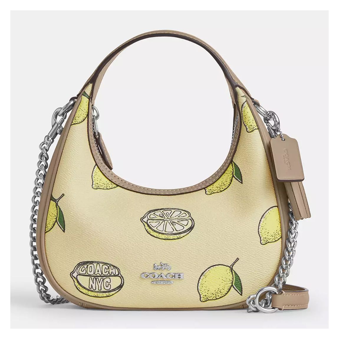 Metallic Carmen Yellow Lemon Mini Crossbody main product photo