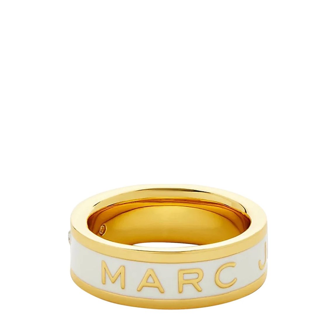 Women's Gold & White Marc Jacobs Enamelled Ring main product photo