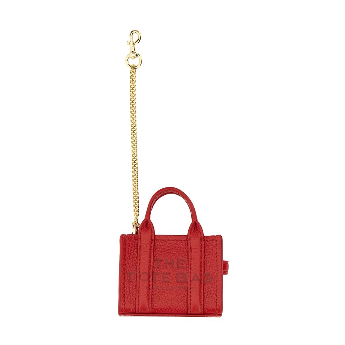 Women's Red Marc Jacobs Nano Leather Charm Bag main product photo