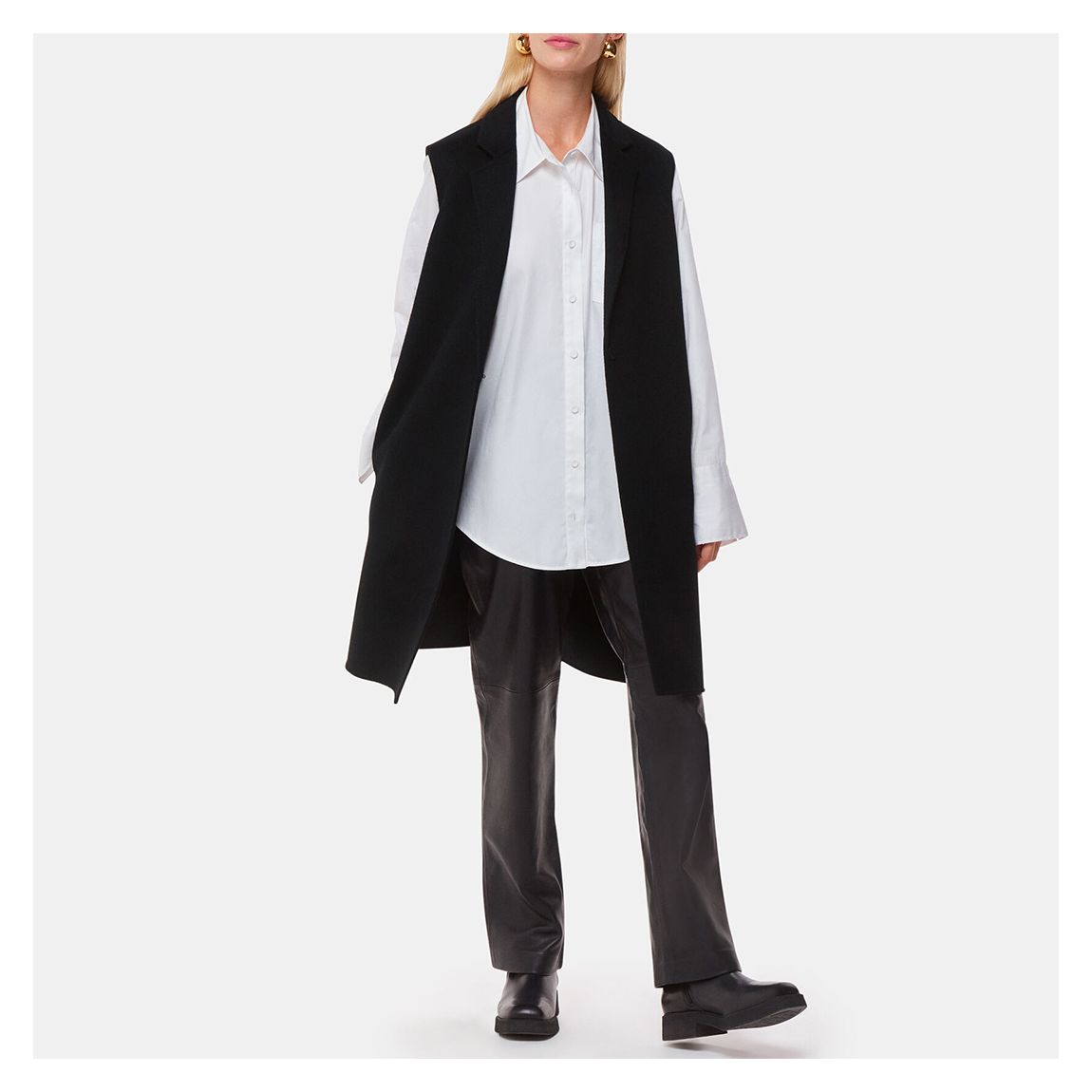 Black Eve Double Face Waistcoat main product photo
