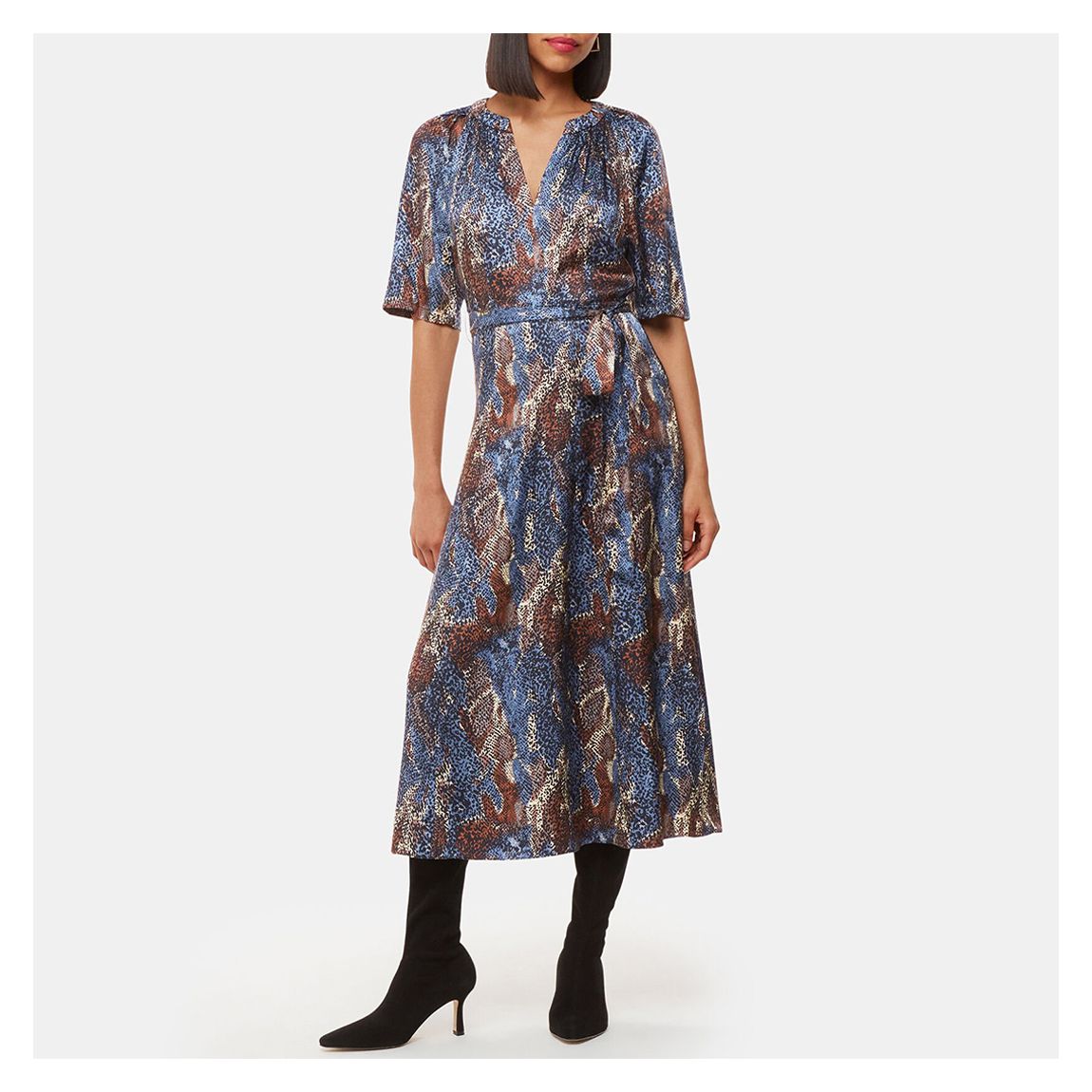 Multi Marlow Dashed Snake Dress main product photo