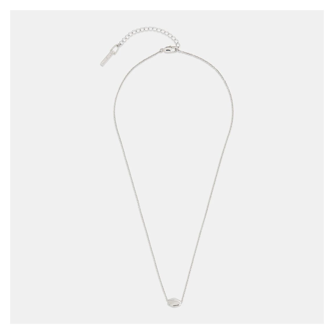 Silver Bead Pendant Necklace main product photo