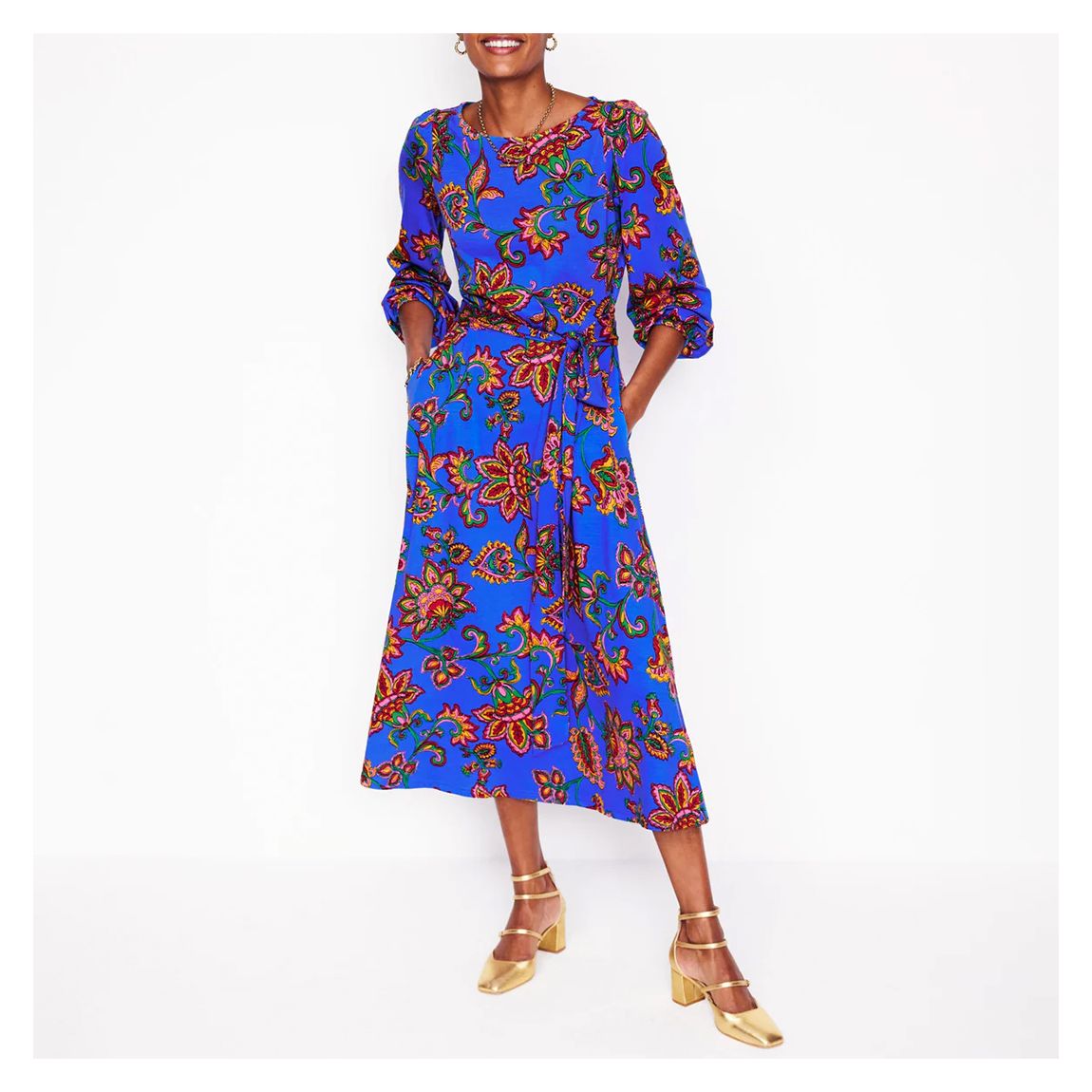 Cobalt Leandra Printed Midi Dress main product photo