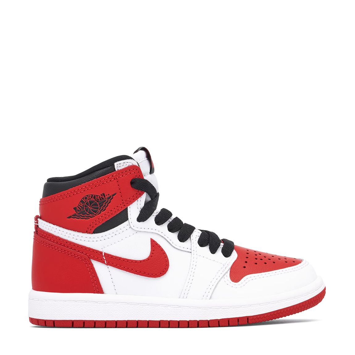 Kid's Heritage Red Nike Air Jordan 1 Retro High Trainers main product photo