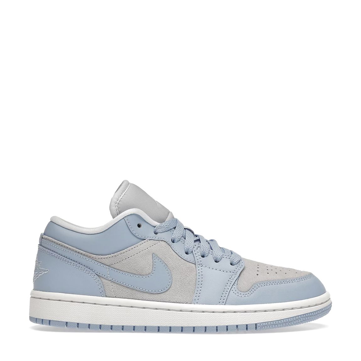 Men's Grey Aluminium Nike Air Jordan 1 Low Trainers main product photo