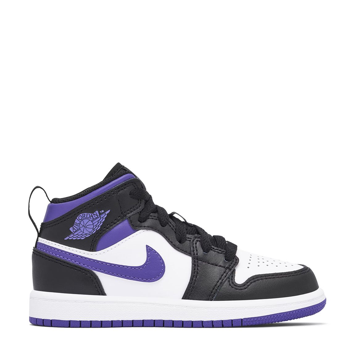 Kid's Dark Iris Nike Air Jordan 1 Mid Trainers main product photo