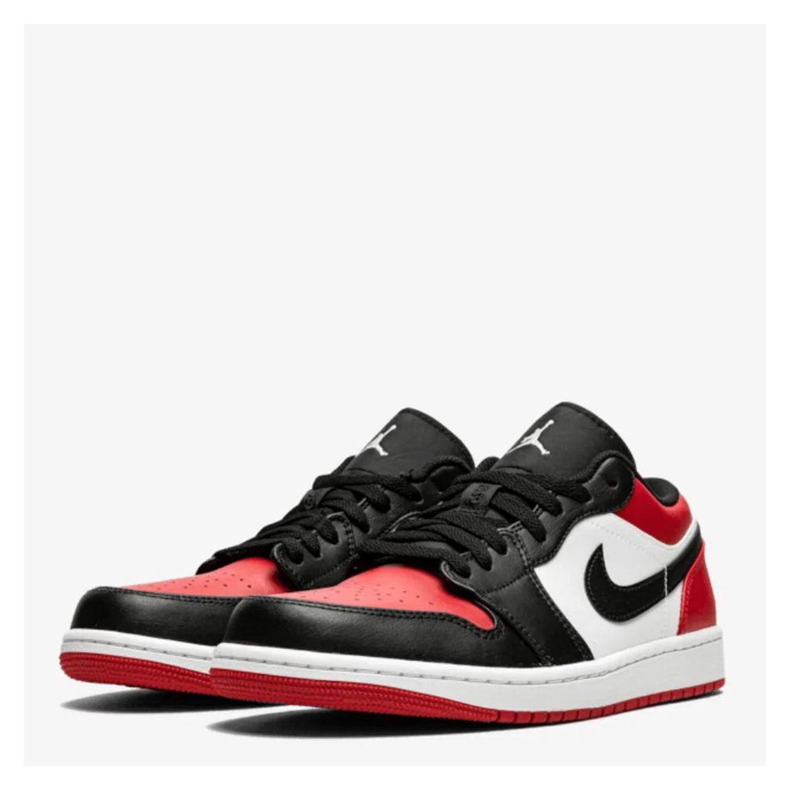 Unisex Bred Toe Air Jordan 1 Low Trainers main product photo