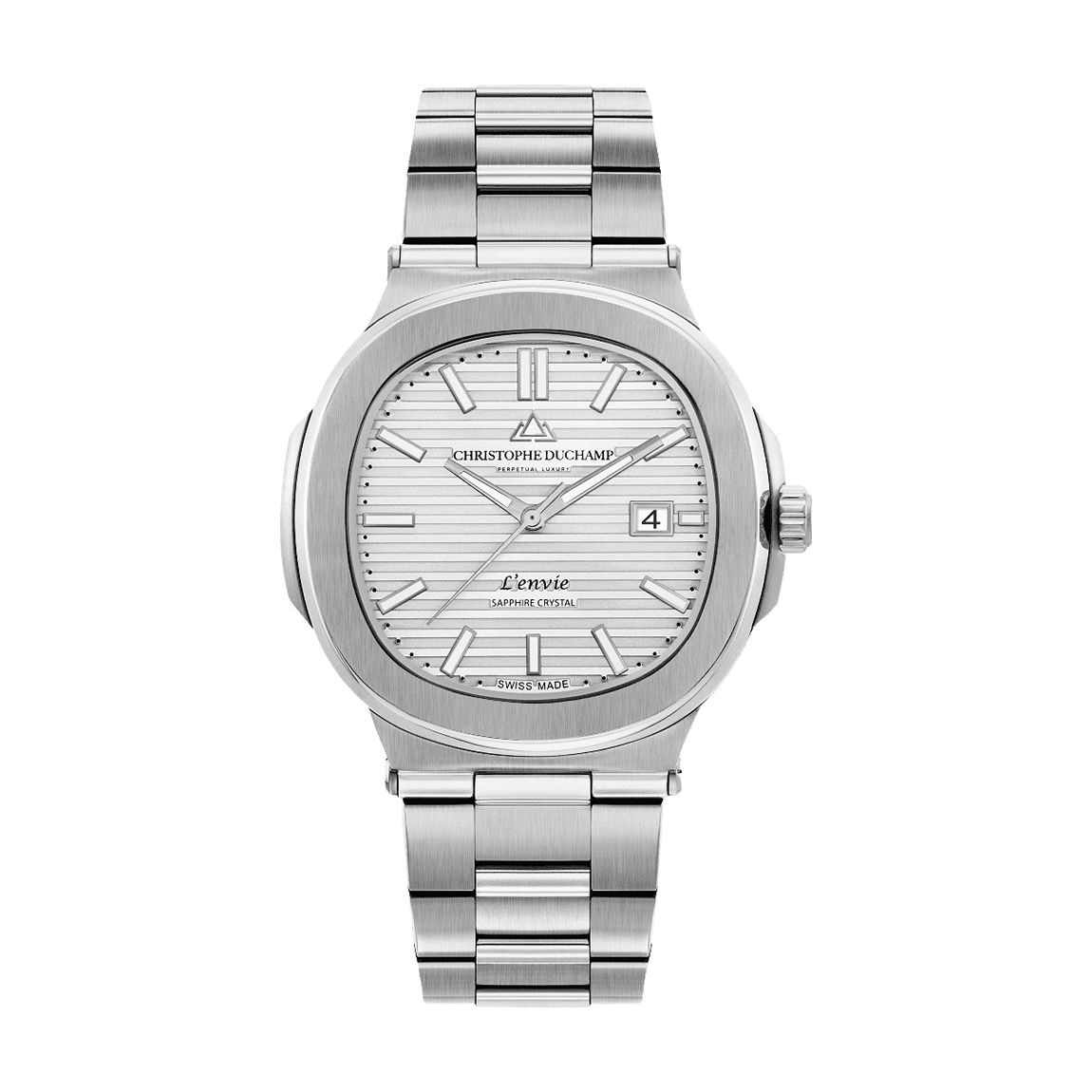 Men's Sandblasted Silver L'Envie Watch 44mm main product photo