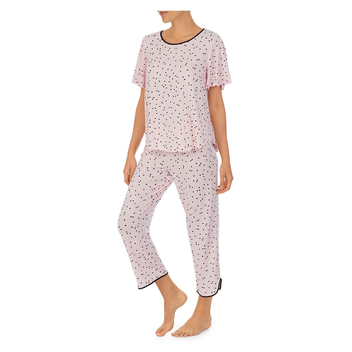 Polka Short Sleeve Pyjama Set-Polka Dot main product photo