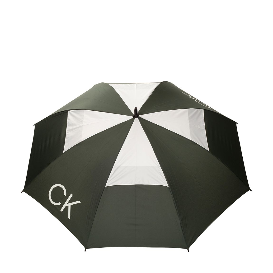 Green/White Calvin Klein Vented Umbrella main product photo