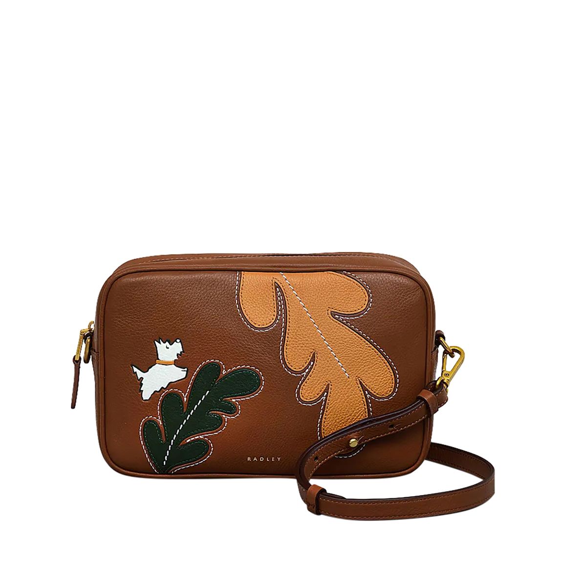 Saddle Autumn Editions Small Zip top Crossbody Handbag main product photo