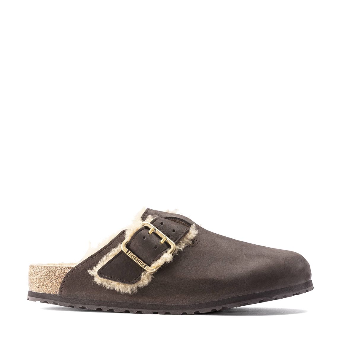 Men's Espresso Boston Bold Shearling Lined Clogs main product photo