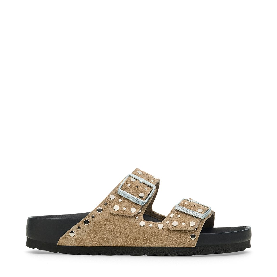 Women's Taupe Arizona Rivet Studded Sandals main product photo