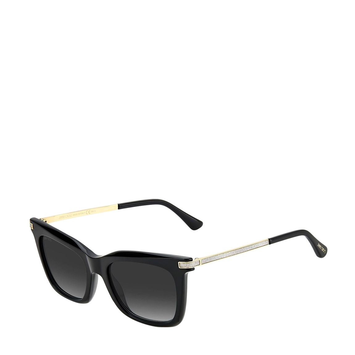 Women's Black/Grey Jimmy Choo Sunglasses 52mm main product photo