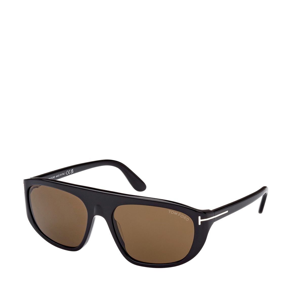 Unisex Black/Smoke Grey Tom Ford Sunglasses 58mm main product photo