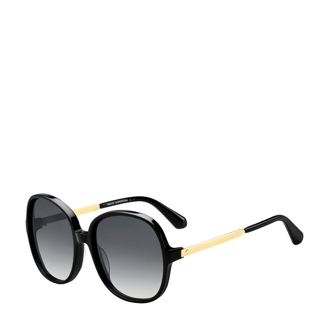 Women's Adriyanna Black/Grey Lens Kate Spades Sunglasses 60mm main product photo