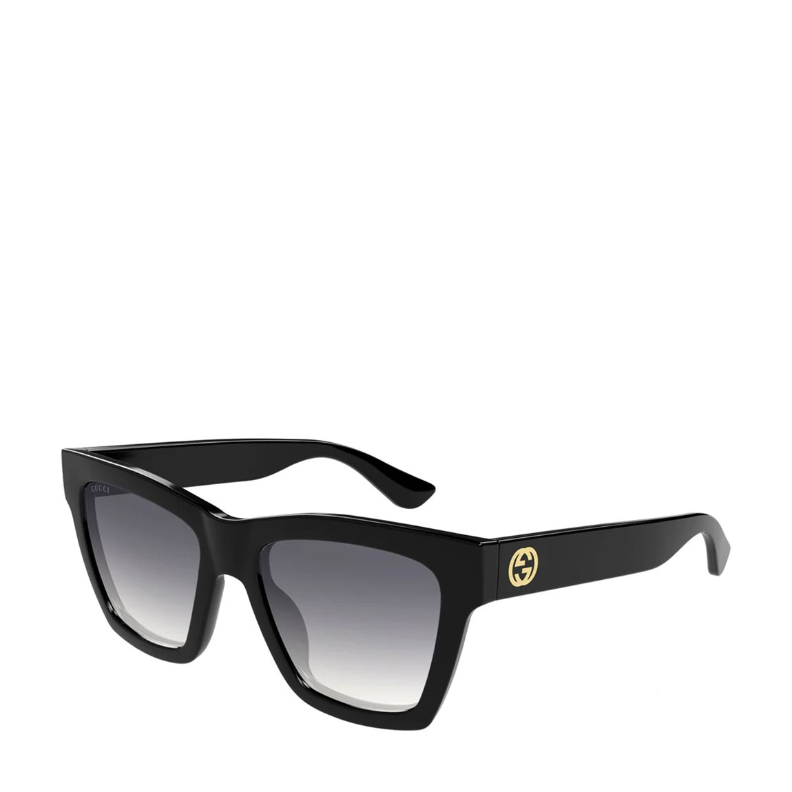 Women's Black/Grey Gucci Sunglasses 54mm main product photo