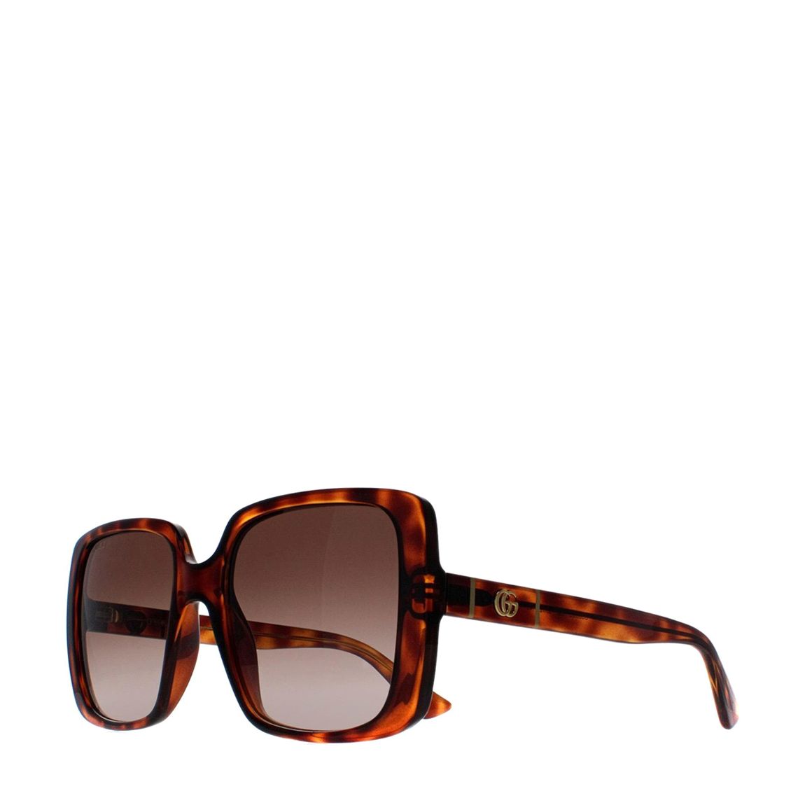 Women's Gucci Havana/Brown Sunglasses 56mm main product photo