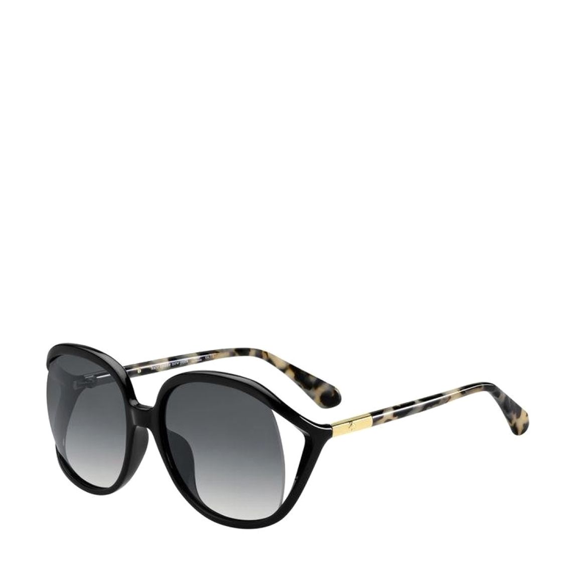 Women's Mackenna Black/Grey Lens Kate Spade Sunglasses 58mm main product photo