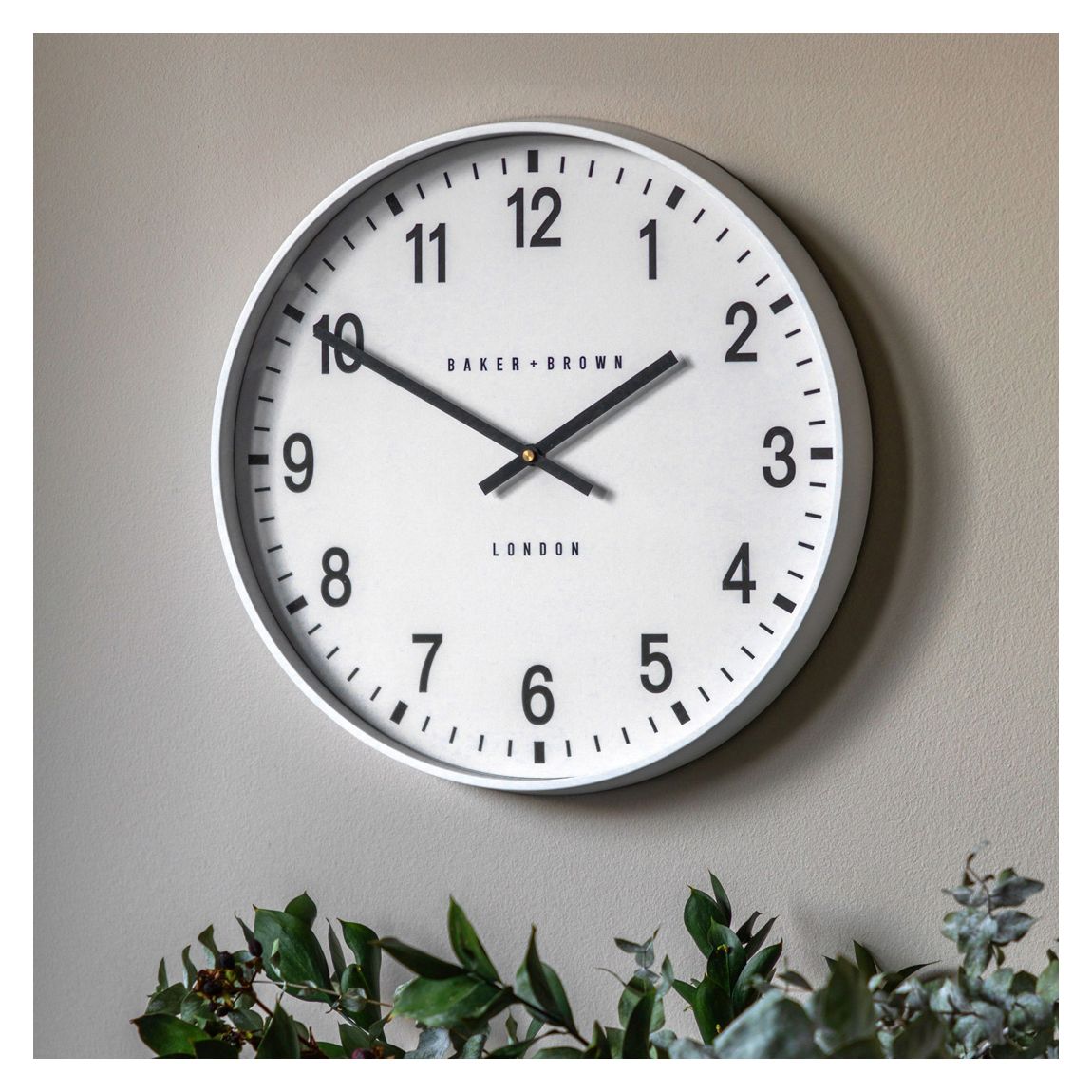 Cambridge 40cm Wall Clock, White main product photo