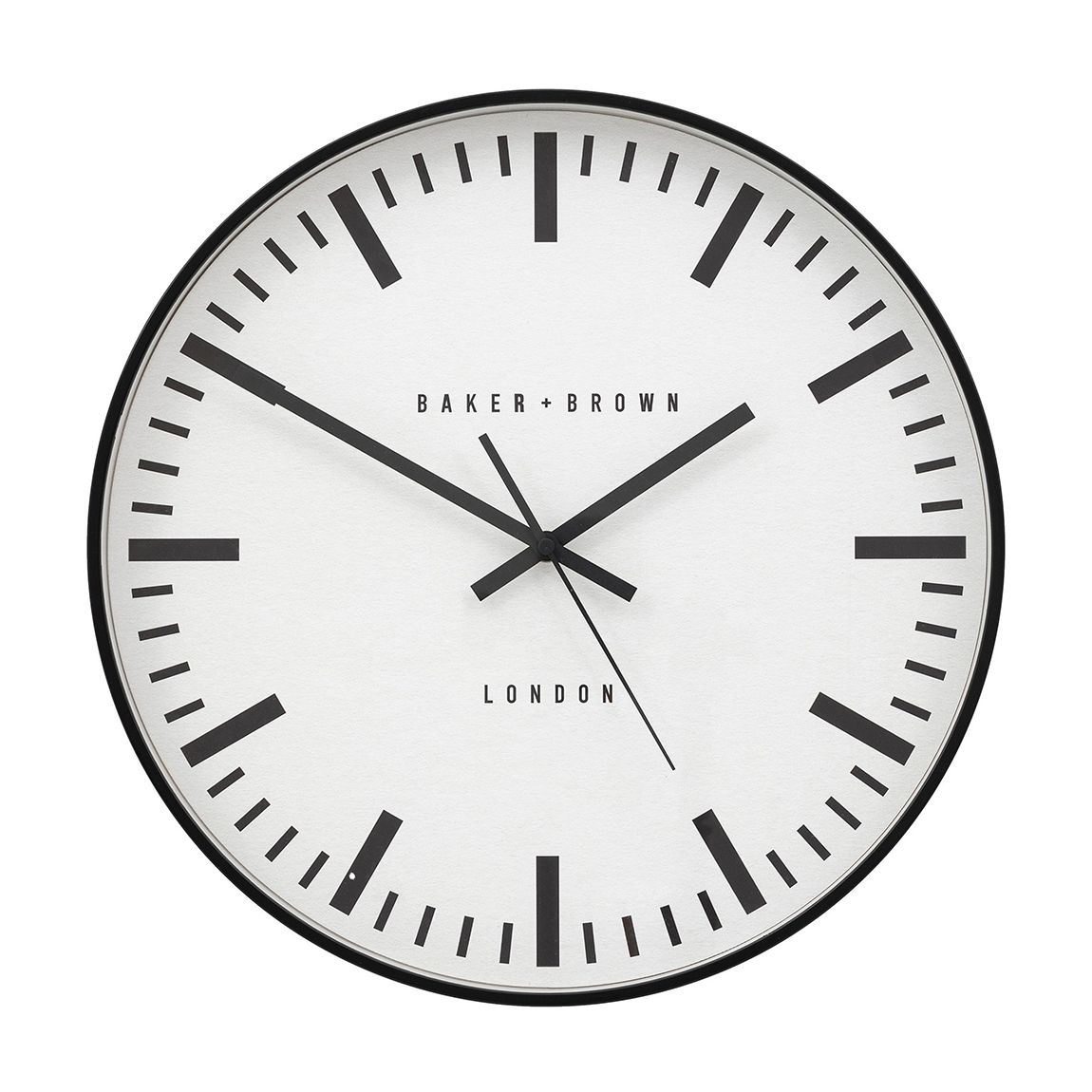 Longstone 40cm Clock, Black main product photo