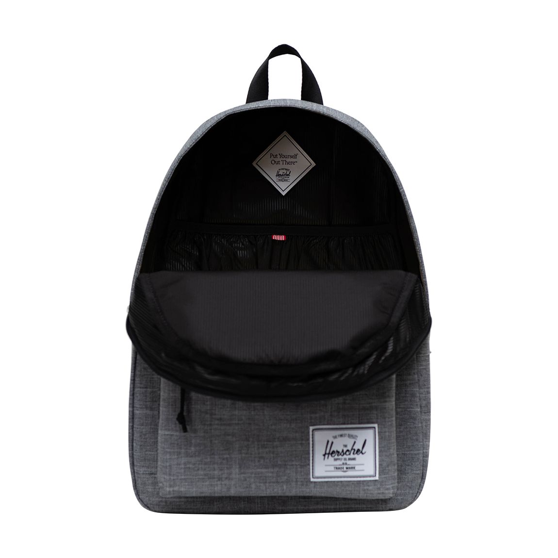 Raven Crosshatch Herschel Classic XL Backpack main product photo