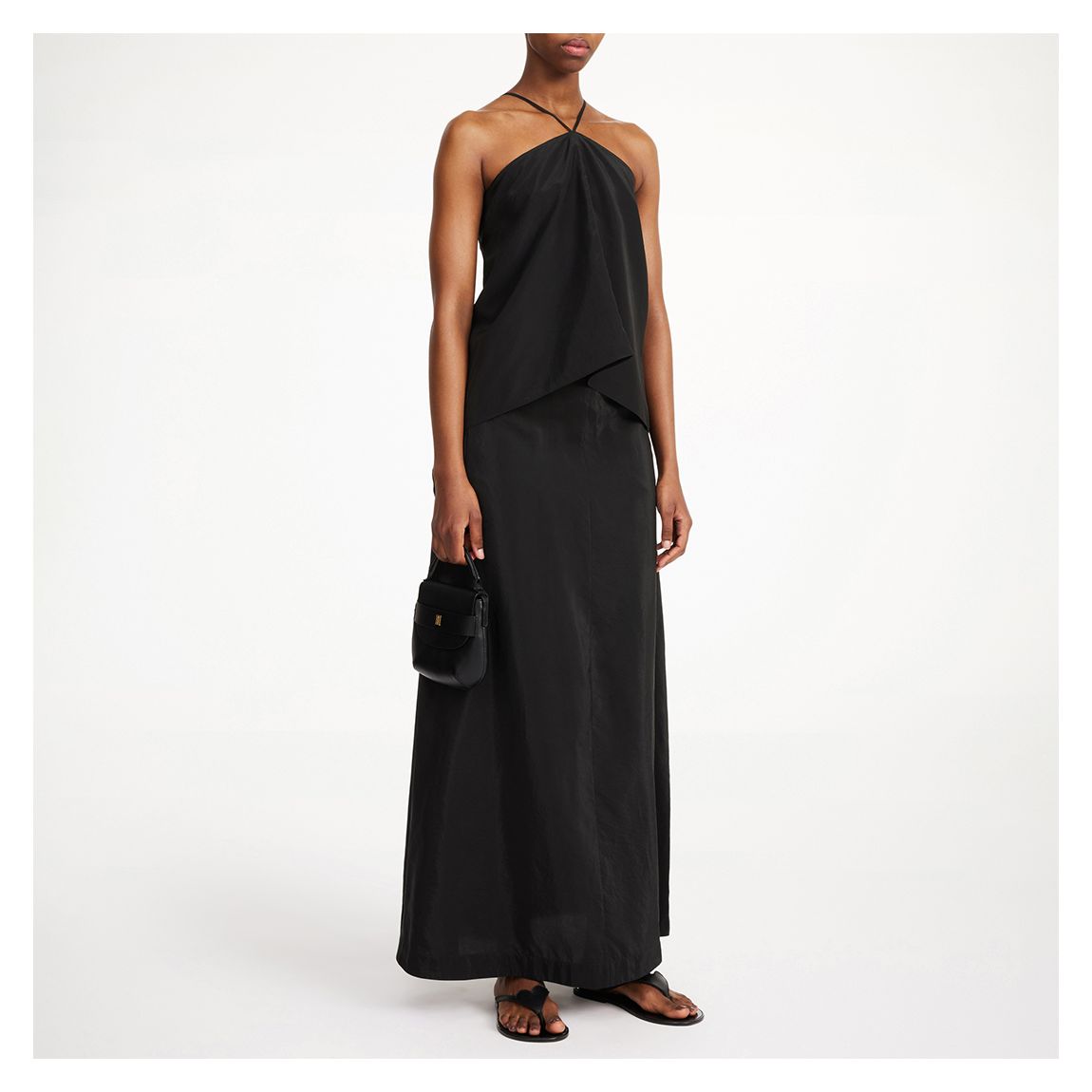 Black Brinola Halterneck Top main product photo