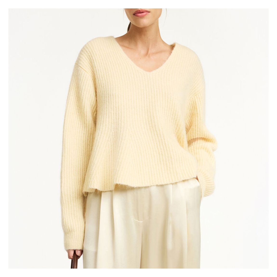 Cream Wool Blend Cova Jumper main product photo