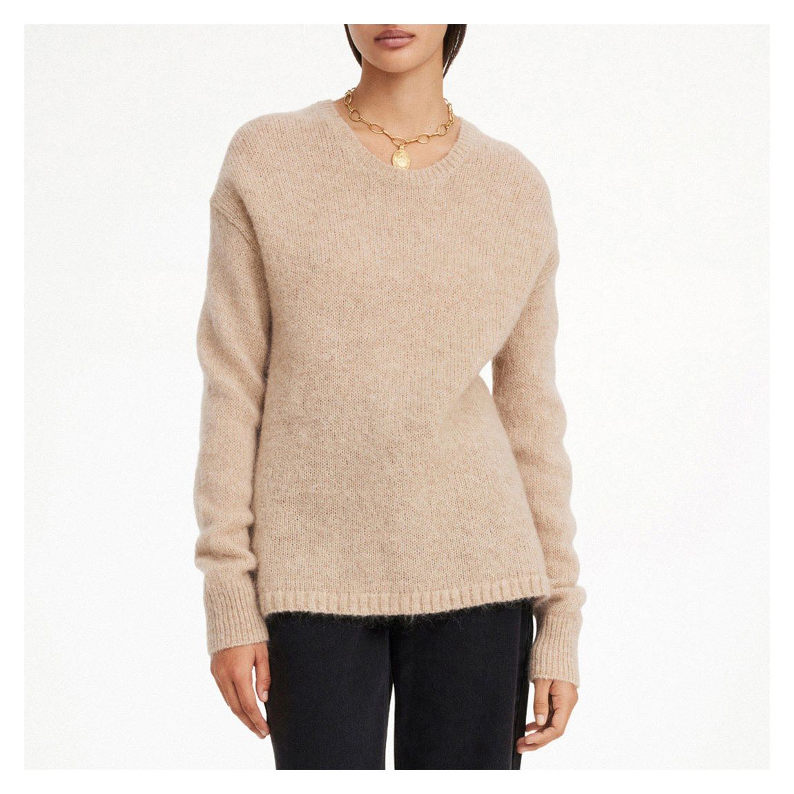 Beige Briella Wool Blend Jumper main product photo