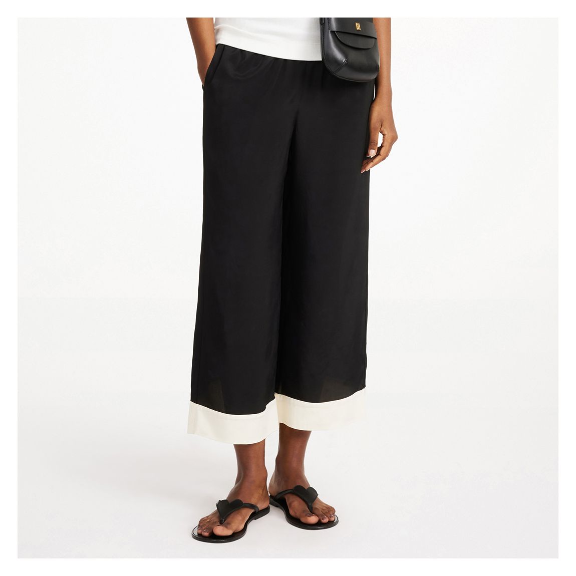 Black Mirabello Cropped Trouser main product photo