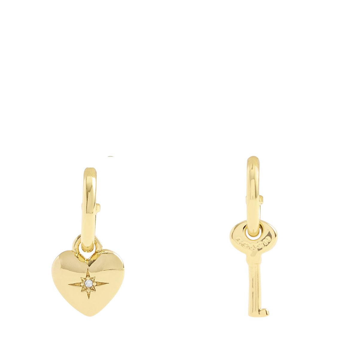 Gold Mini Heart Key Mismatch main product photo