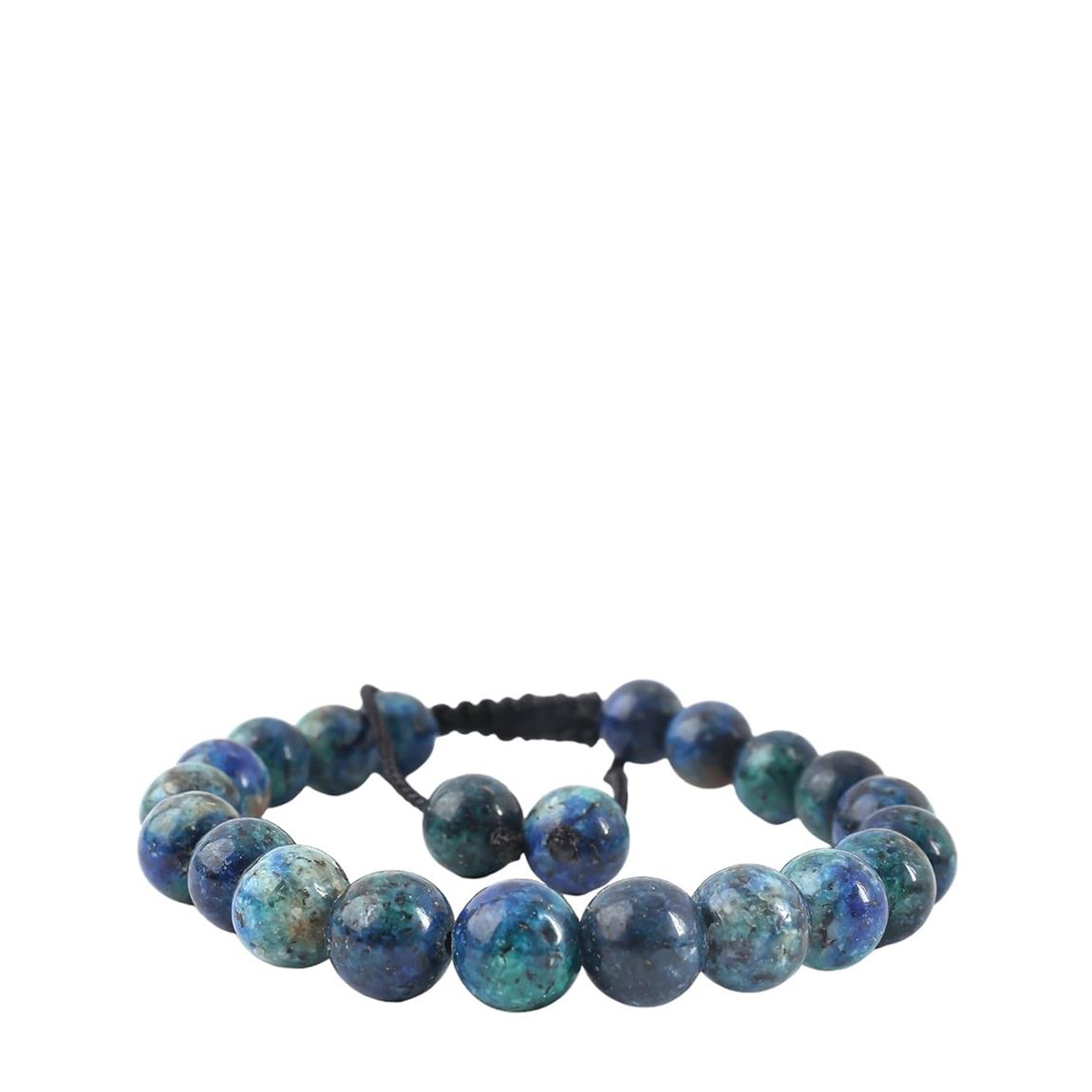Multi Blue Adjustable Gemstone Bracelet main product photo