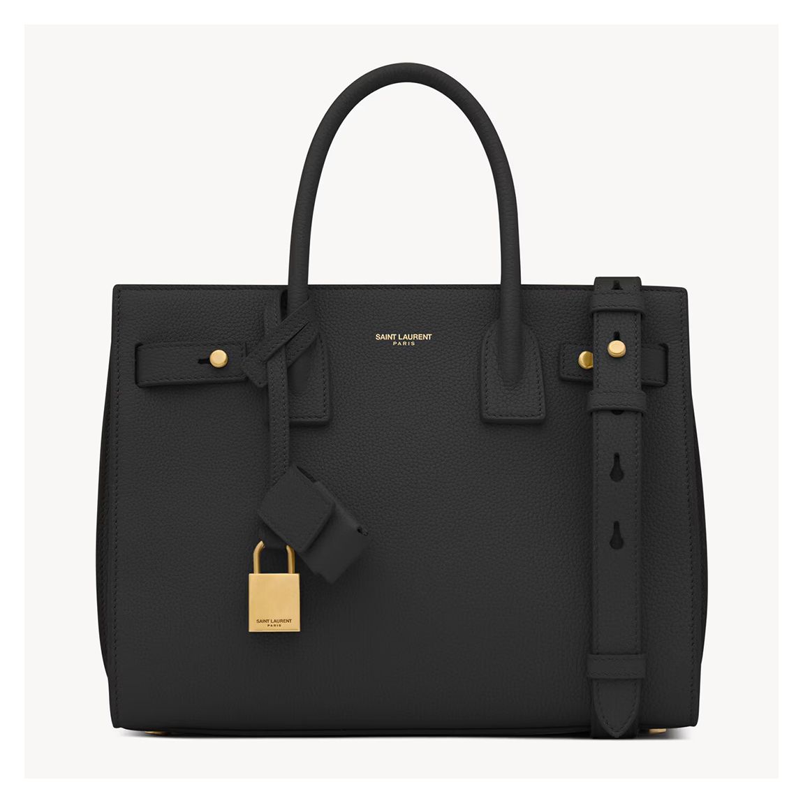 Black Saint Laurent Sac De Jour Supple Baby Bag main product photo