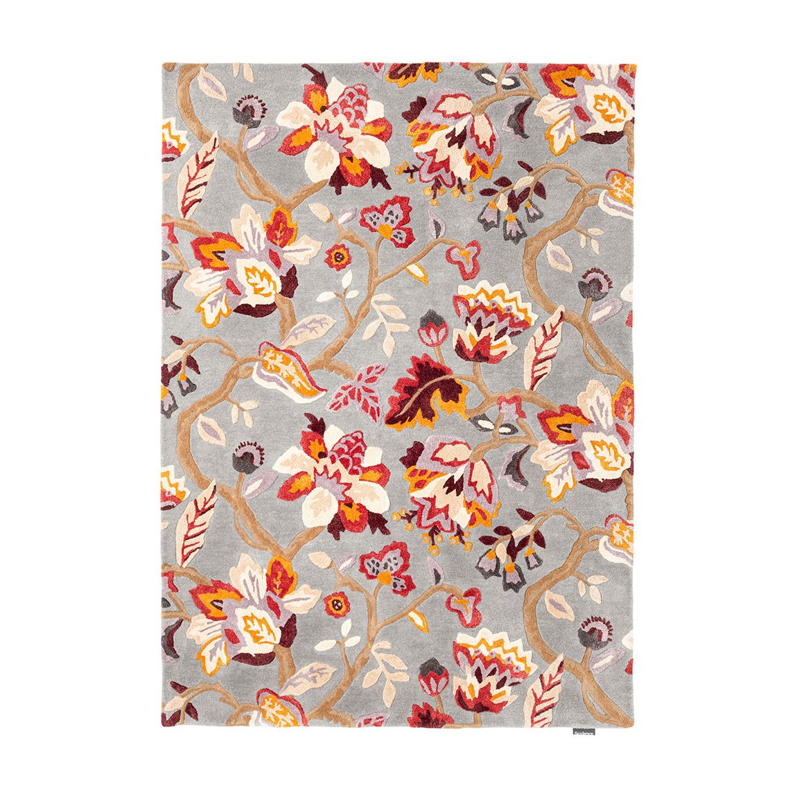 Amanpuri 145104 140x200cm Rug, Grey/Plum main product photo