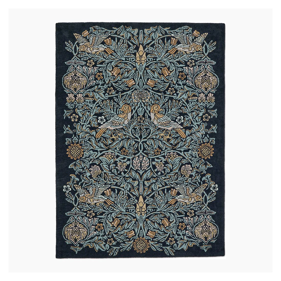 Bird Webb's Blue 128308 170x240cm Rug main product photo