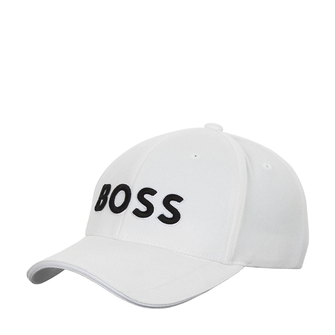 White Script Embroidered Logo Cap main product photo