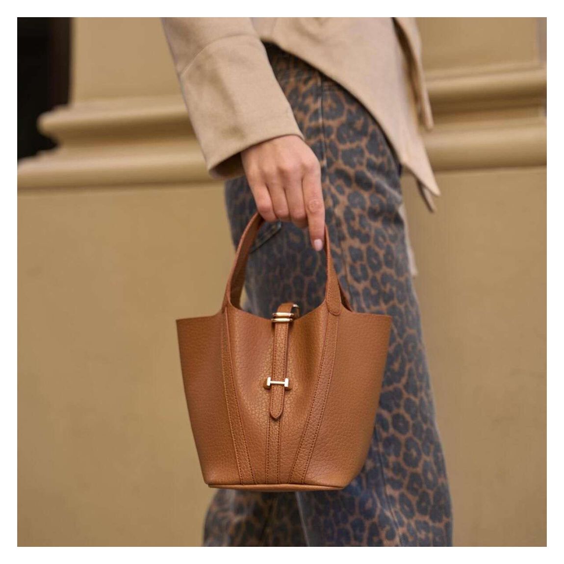 Brown Leather Handbag main product photo