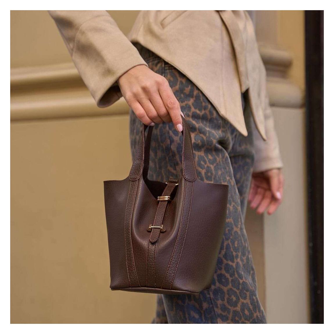Brown Leather Handbag main product photo