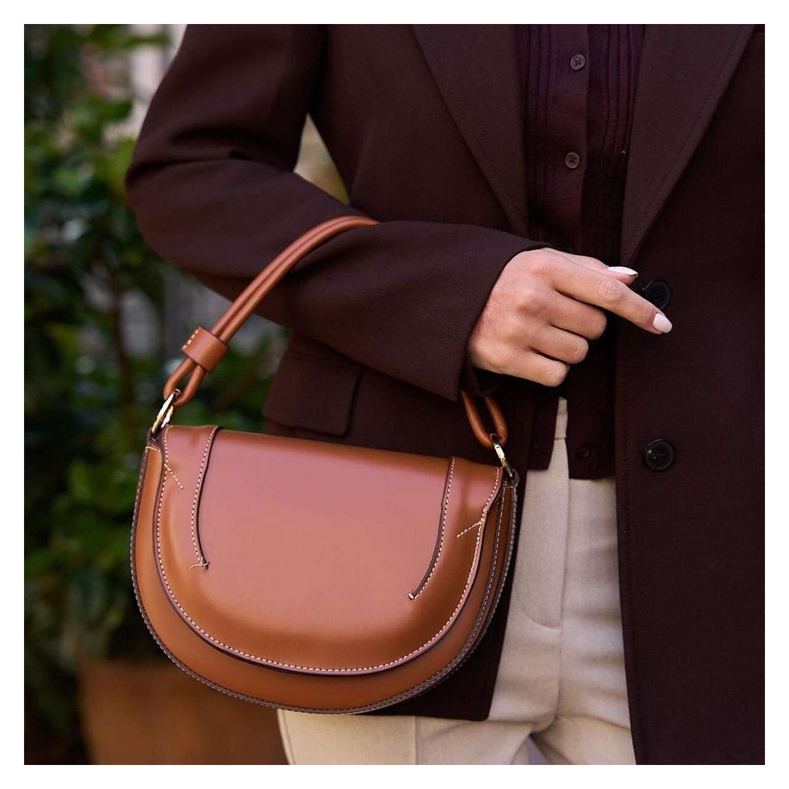 Brown Leather Handbag main product photo