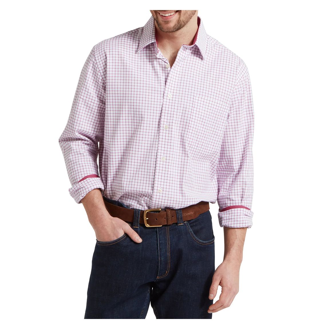 Red Check Cambridge Classic Shirt main product photo